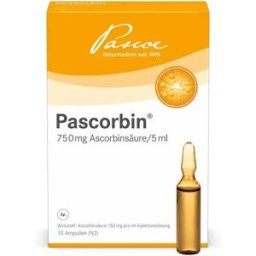 Pascoe Pascorbin Vitamin C Injection Solution Ampoules