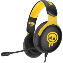 Subsonic - Casque Gaming Brawl Stars avec micro, compatible consoles, PC, Tablets et Smartphones Noir et Jaune