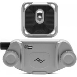 Peak Design Capture Clip avec plaque interchangeable ARCA argenté