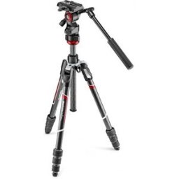 Manfrotto BEFREE LIVE Carbon Kit Twist avec tête vidéo fluide