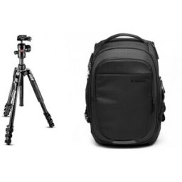 Manfrotto Kit trépied de voyage en aluminium Befree Advanced + sac à dos Advanced 3