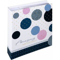 Walther Memo ME-487-L Amazing Memories 13x18cm bleu pour 200 photos