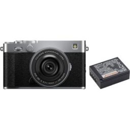 Fujifilm X-E5 argent + XF 23mm f2,8 R WR + batterie NP-W126S