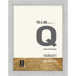 Nielsen Cadre en bois 6517007 Quadrum 15x20cm argenté
