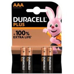Duracell MN2400 Plus AAA Blister de 4 piles