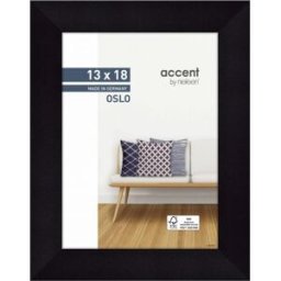 Nielsen Cadre en bois 299299 Oslo 13x18cm noir