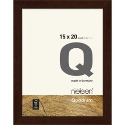 Nielsen cadre en bois 6517006 Quadrum 15x20cm wengé