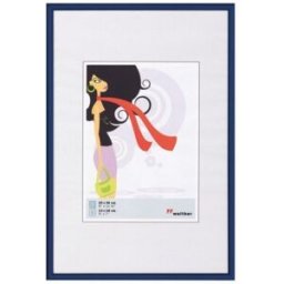 Walther Cadre plastique KV050L New Lifestyle 40x50cm bleu