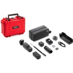 DJI Osmo Pocket 3 Creator Combo + B&W; Case Type 500 Rouge