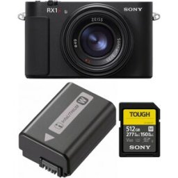 Sony DSC-RX1R III + Sony Batterie NP-FW50 + Sony SDXC 512GB Tough UHS-II