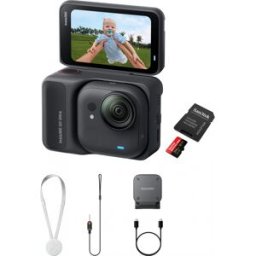 INSTA360 GO Ultra Standard Bundle (Midnight Black) + SanDisk 256GB
