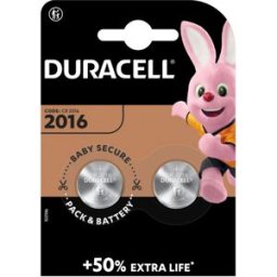 Duracell Pile bouton CR2016 3V 2er Blister