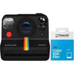 Polaroid Now+ caméra noire + 600 Color Film 2x8