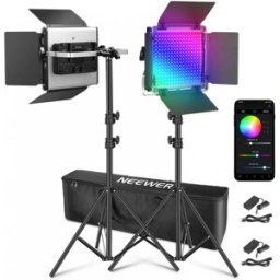 NEEWER 660 PRO II Watt RGB LED Set d'éclairage continu, pieds inclus