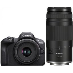 Canon EOS R100 + RF-S 18-45mm f4,5-6,3 IS STM + RF 75-300mm f4-5