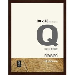 Nielsen cadre en bois 6530006 Quadrum 30x40cm wengé