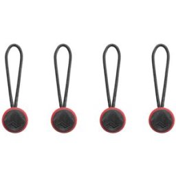 Peak Design Micro Anchor 4x Boucle d'ancrage - par exemple pour le Leash, le Cuff, le Slide, le Slide Lite ou le Clutch (rouge/n