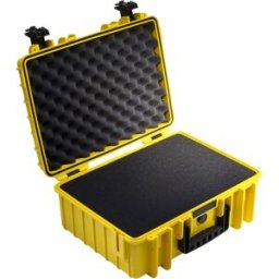 B&W International B&W; Case Type 5000 SI jaune avec insert en mousse