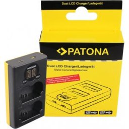 PATONA Chargeur USB LCD double pour Fuji NP-W235