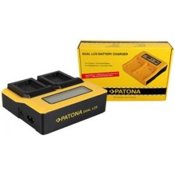 Chargeur Patona Dual LCD pour Sony NP-FW50