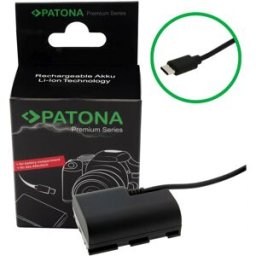 Patona Premium Adaptateur de batterie USB-C pour Canon LP-E6P