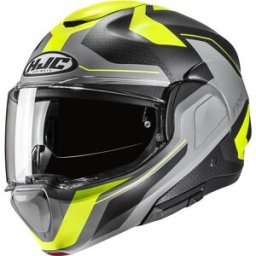 Casque modulable F100 BIOS MC3HSF HJC gris/jaune/noir
