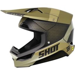 Casque cross RACE RIDGE SHOT beige mat