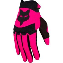 Gants cross DIRTPAW FOX rose/noir unisex