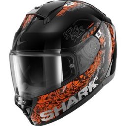 Casque RIDILL 2 SPEED-VIB SHARK Black Anthracite Orange