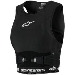 Protection poitrine STELLA PLASMA ALPINESTARS noir/blanc female