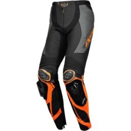 Pantalon cuir VORTEX 3 PT IXON noir/anthracite/orange male