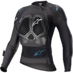 Gilet de protection STELLA BIONIC ACTION V2 ALPINESTARS noir/ bleu cyan female