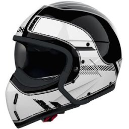 Casque modulaire J 110 RASTER AIROH blanc/noir unisex