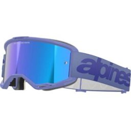 Masque cross VISION 5 WORDMARK - LAVANDE/IRIDIUM BLEU ALPINESTARS unisex