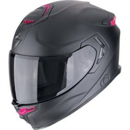 Casque EXO-GT SP AIR SOLID SCORPION noir mat/rose unisex