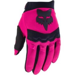 Gants cross DIRTPAW KID FOX rose/noir unisex