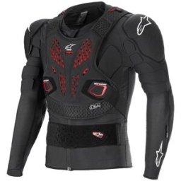 Gilet de protection BIONIC PRO V3 PLASMA ALPINESTARS noir/rouge unisex