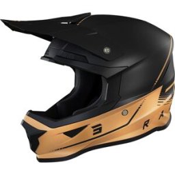 Casque cross FURIOUS RAW SHOT noir bronze