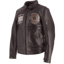 Blouson JET FORCE Cuir Rag HELSTONS marron male