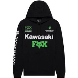 Sweat KAWASAKI FOX noir/blanc/vert male
