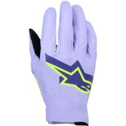 Gants cross SUPERTECH MX ALPINESTARS lavande/jaune fluo/noir male