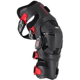 Genouillères RK-7 PLASMA ALPINESTARS noir/rouge