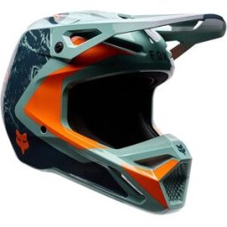 Casque cross IMAGE PRINT V1 FOX bleu/orange