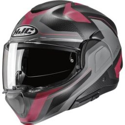 Casque F100 BIOS MC8SF HJC gris/rose/noir