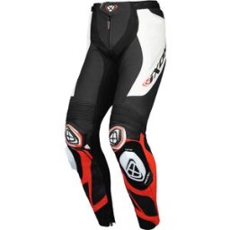 Pantalon cuir VORTEX 3 PT IXON noir/blanc/rouge male