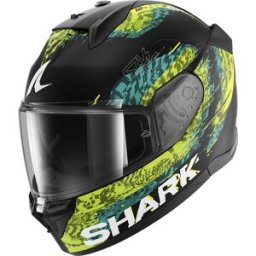 Casque D-SKWAL 3 SPEED-VIB Mat SHARK Black Green Blue