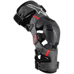 Genouillères SUPERTECH RK-10 PLASMA ALPINESTARS noir/rouge