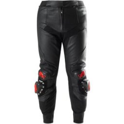 Pantalon cuir DRACK FURYGAN noir/rouge/rouge male