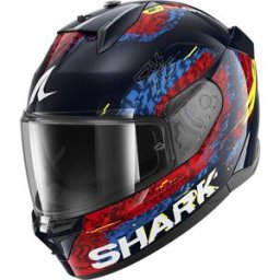 Casque D-SKWAL 3 SPEED-VIB SHARK Blue Red Blue