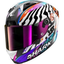 Casque AERON SPEED-FANCY SHARK Carbon White Orange